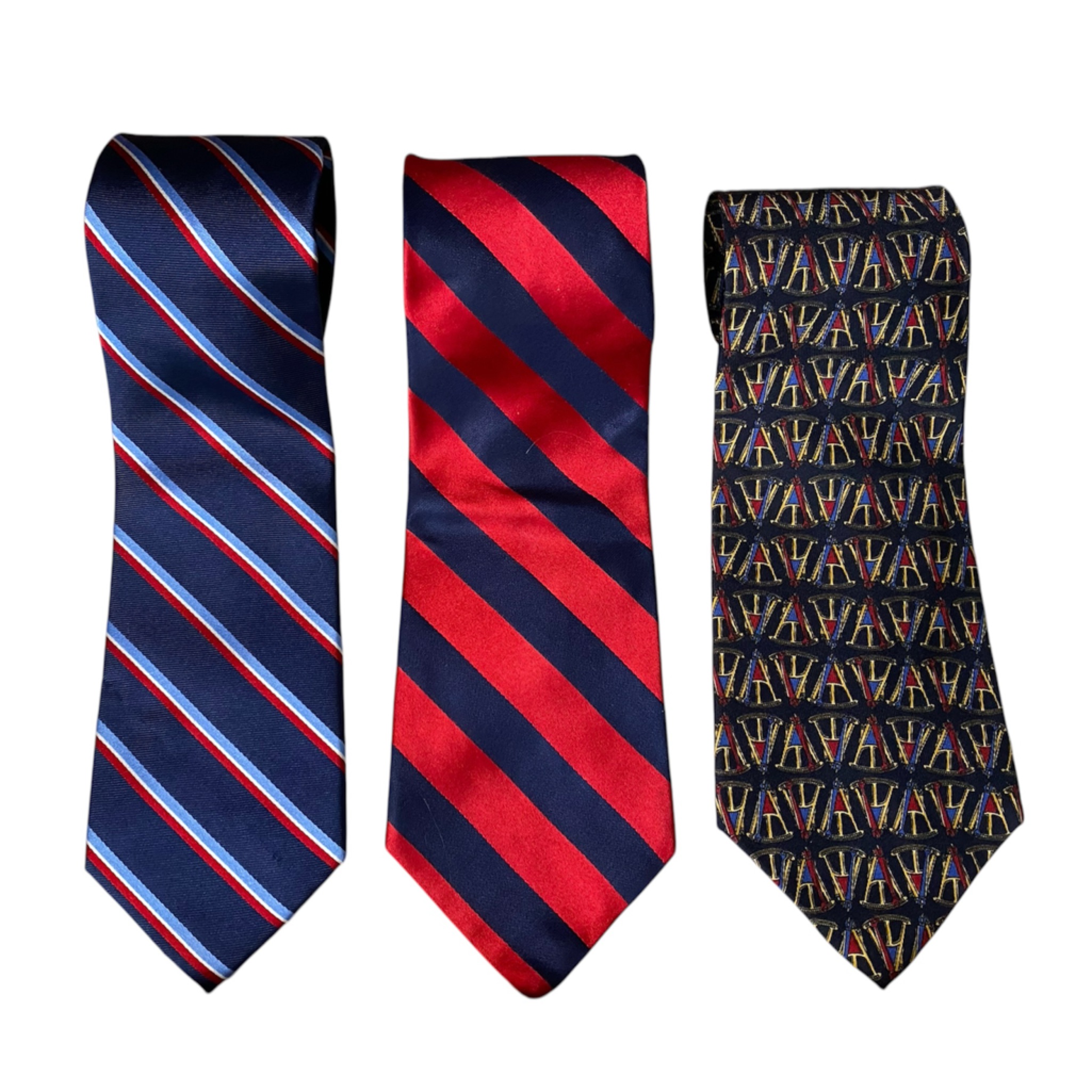 Tommy Hilfiger Elegant Striped And Patterned Men's Ties Set